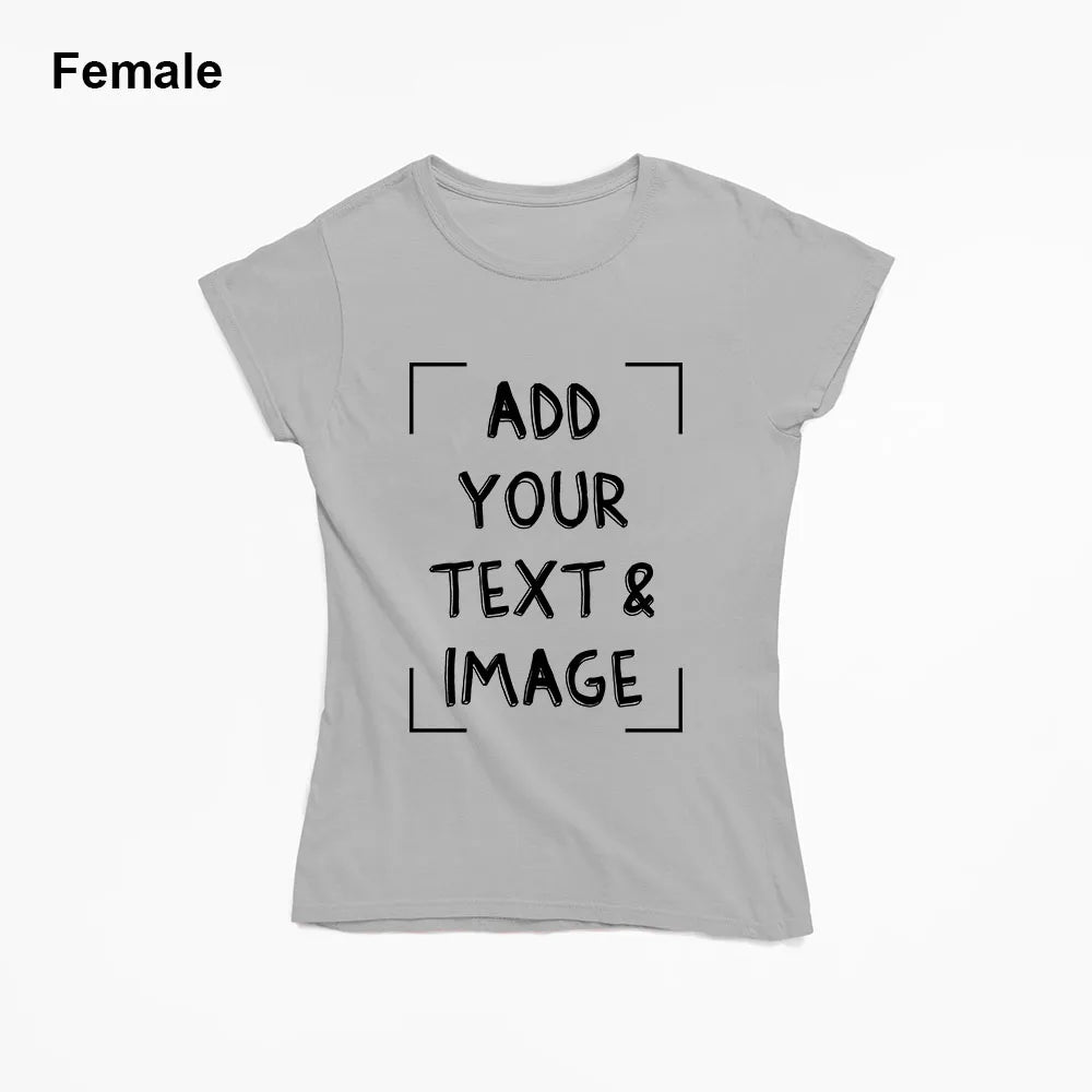 Maymacute Custom Your Photo T Shirt Front Print Unisex Gift