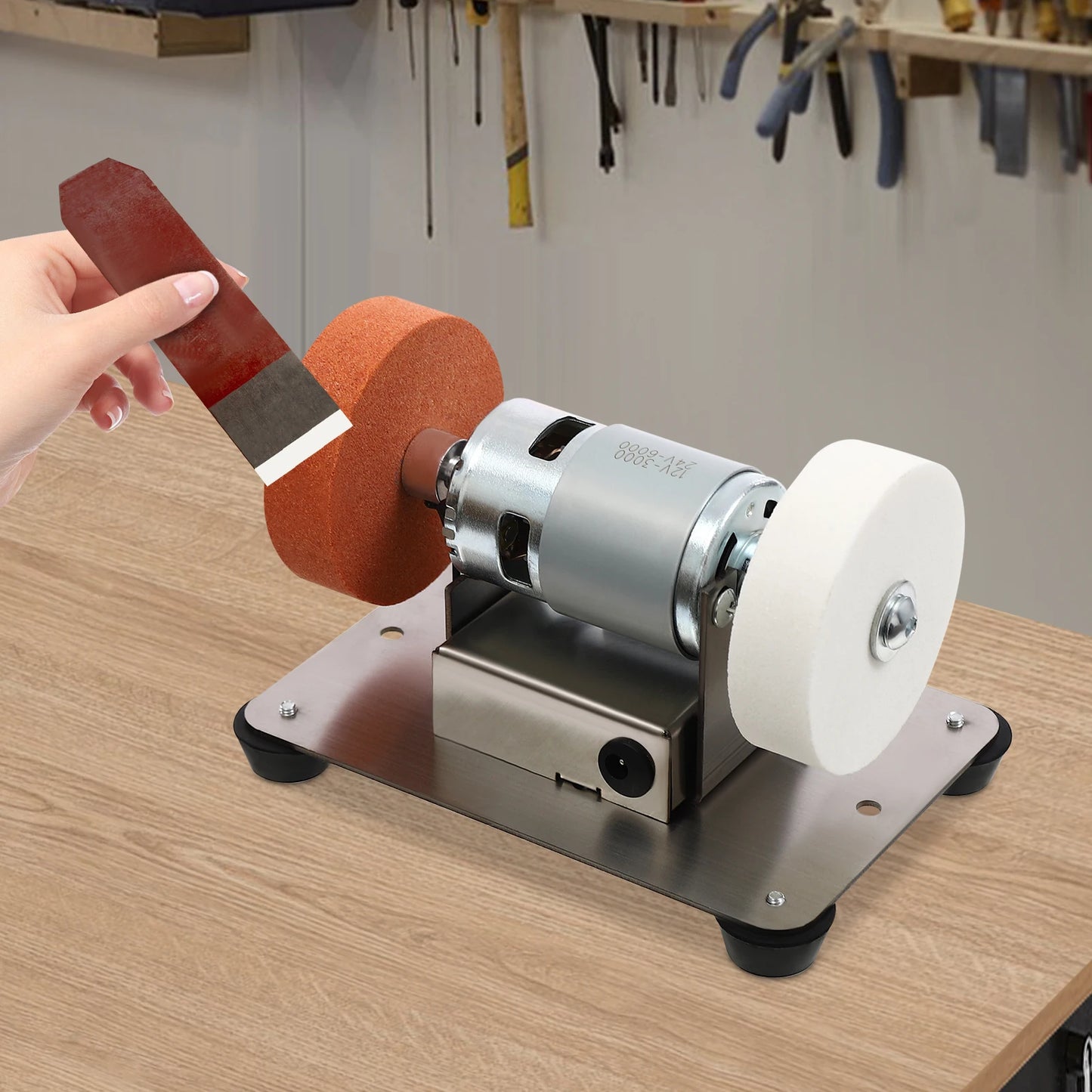 Precision Variable Speed Table Grinder For Metal Workpieces