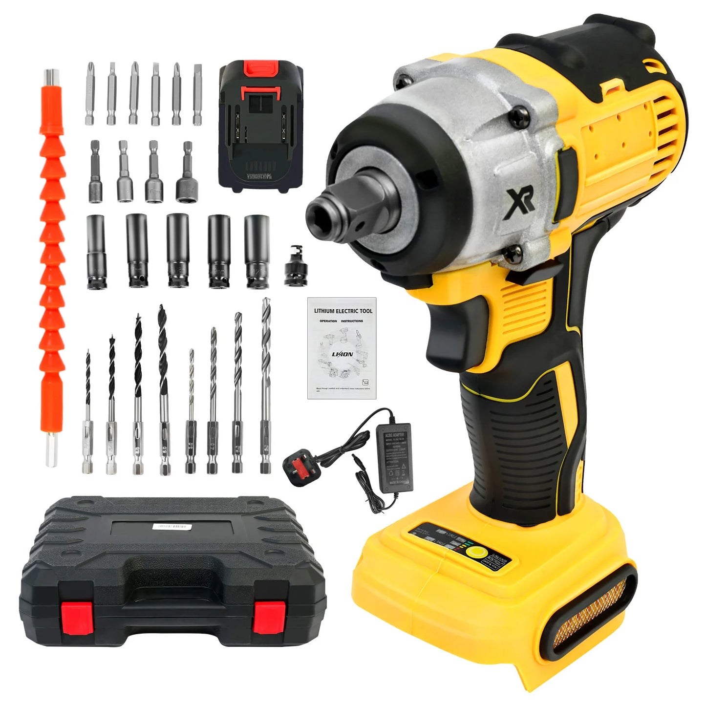 Cordless Impact Wrench 20V Brushless Torque 280 Foot Pounds