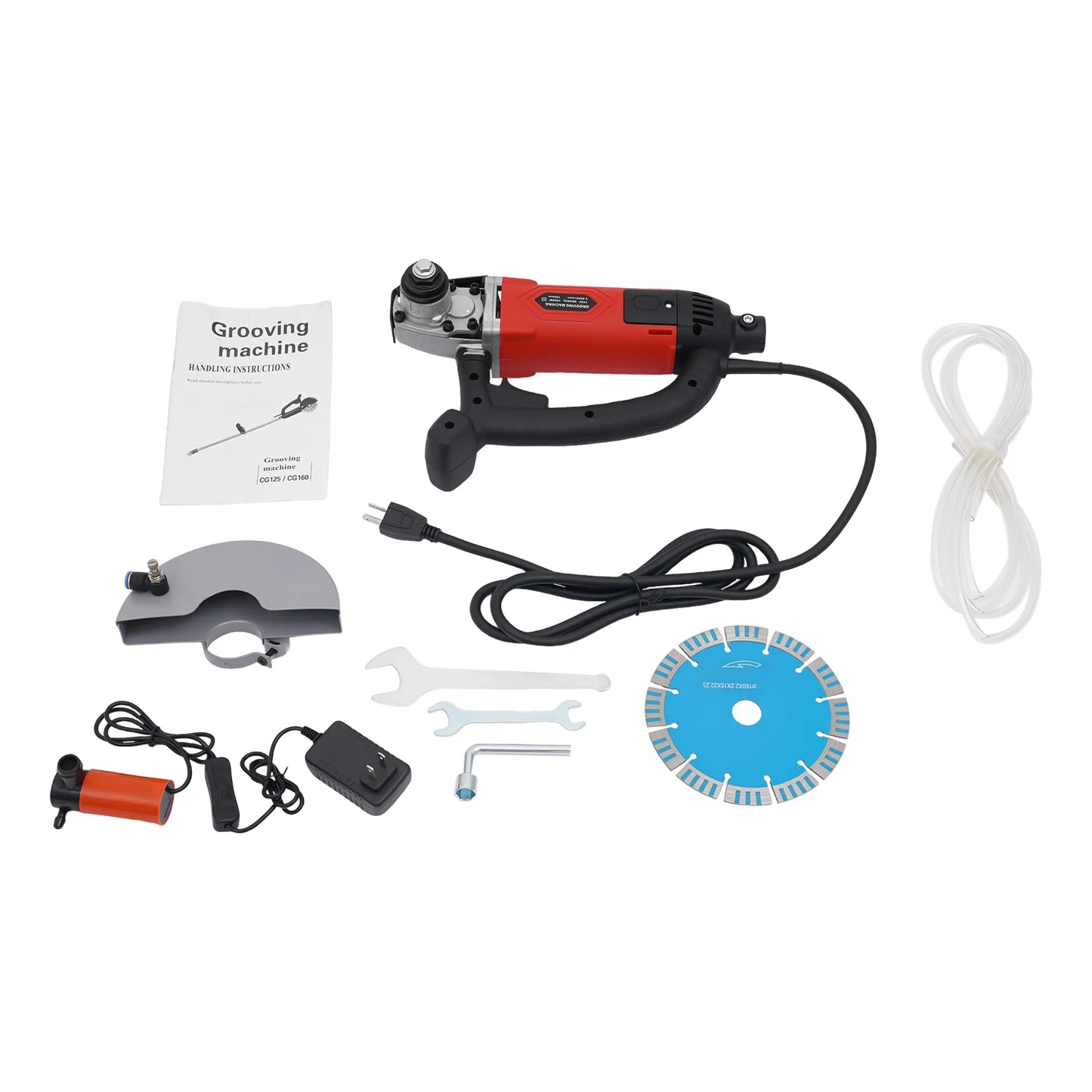 CNCEST 3000W Electric Concrete Saw Corded Brick Slotting Grooving Machine