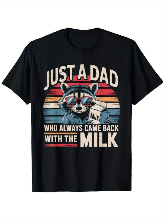 MNHK Just A Dad Always Comes Back With MilkShirt Today