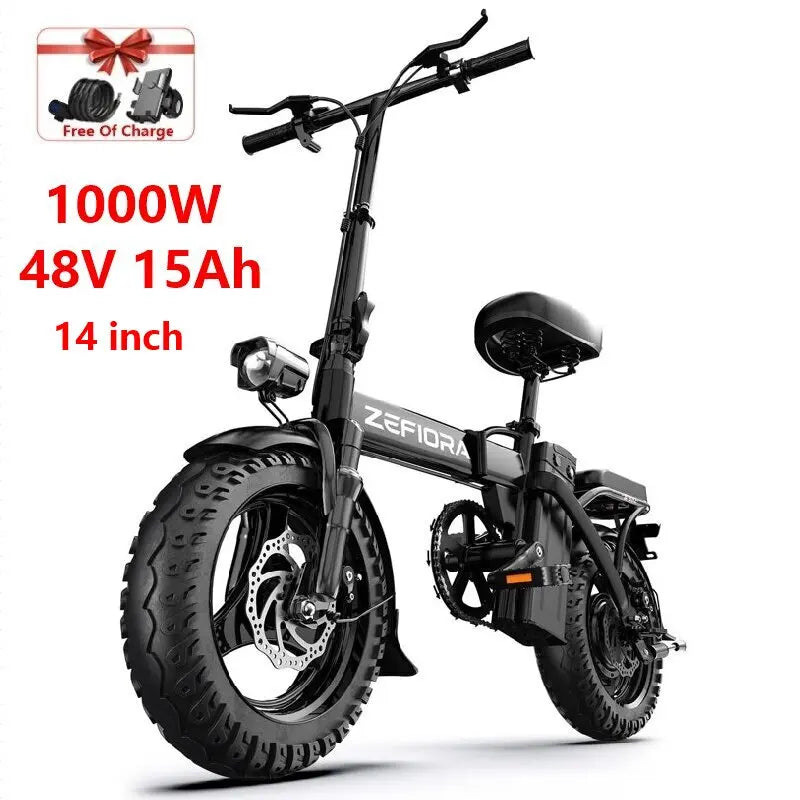 ZEFIORA Electric Bicycle Motor Kit 48V 1000W Front Brake