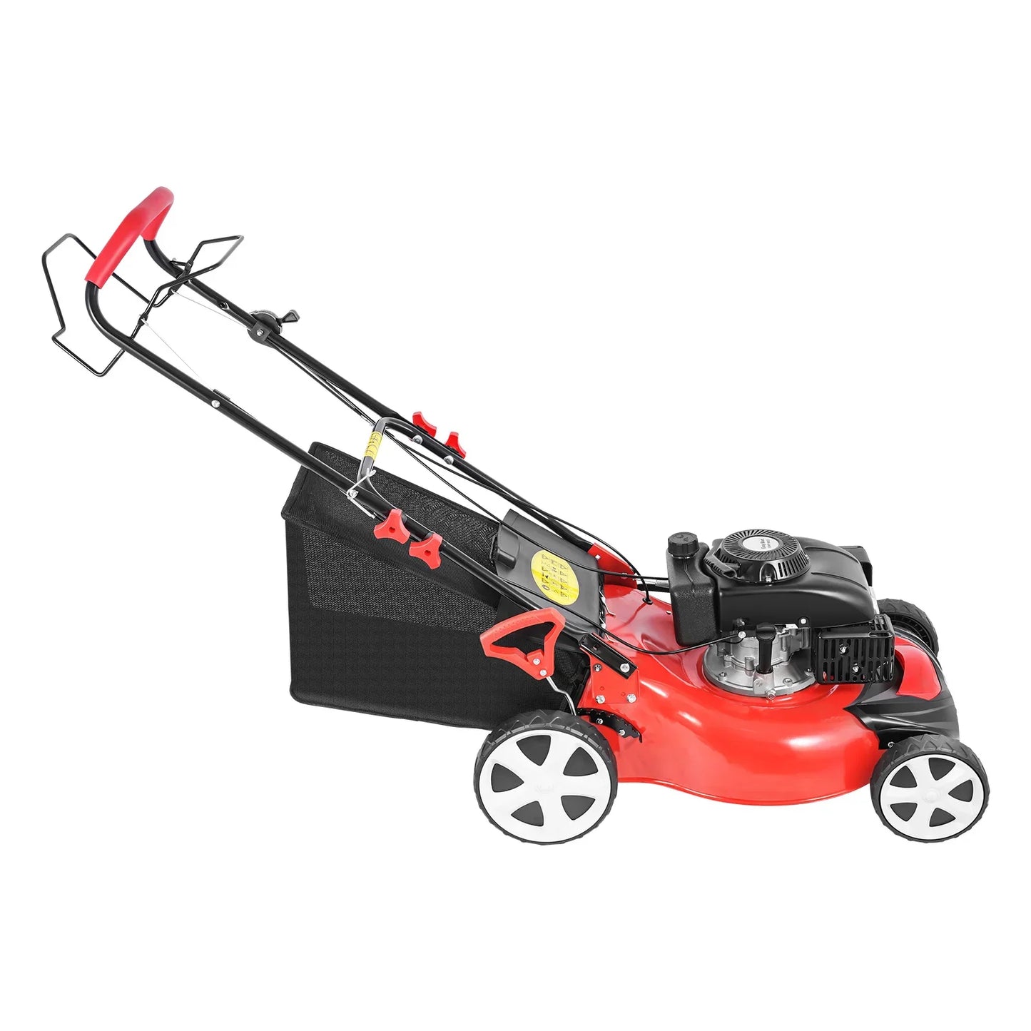 CNCEST Self Propelled Gas Lawn Mower With Grass Bag