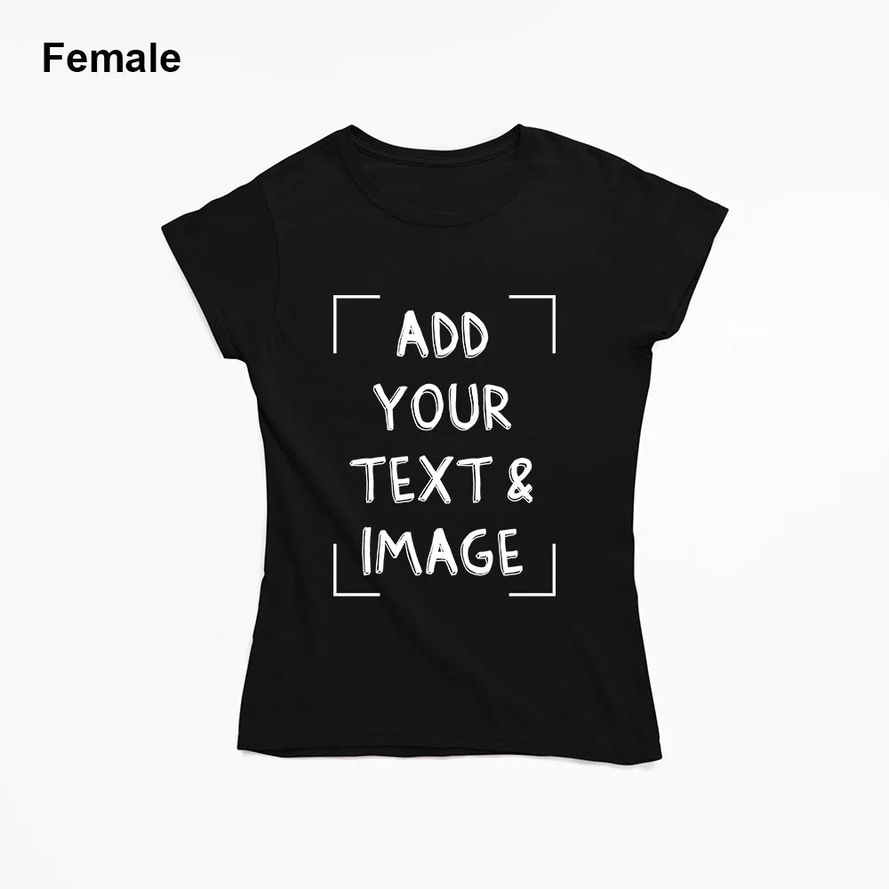 Maymacute Custom Your Photo T Shirt Front Print Unisex Gift