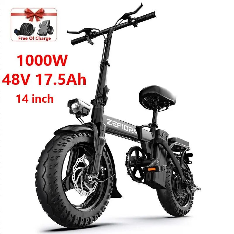 ZEFIORA Electric Bicycle Motor Kit 48V 1000W Front Brake