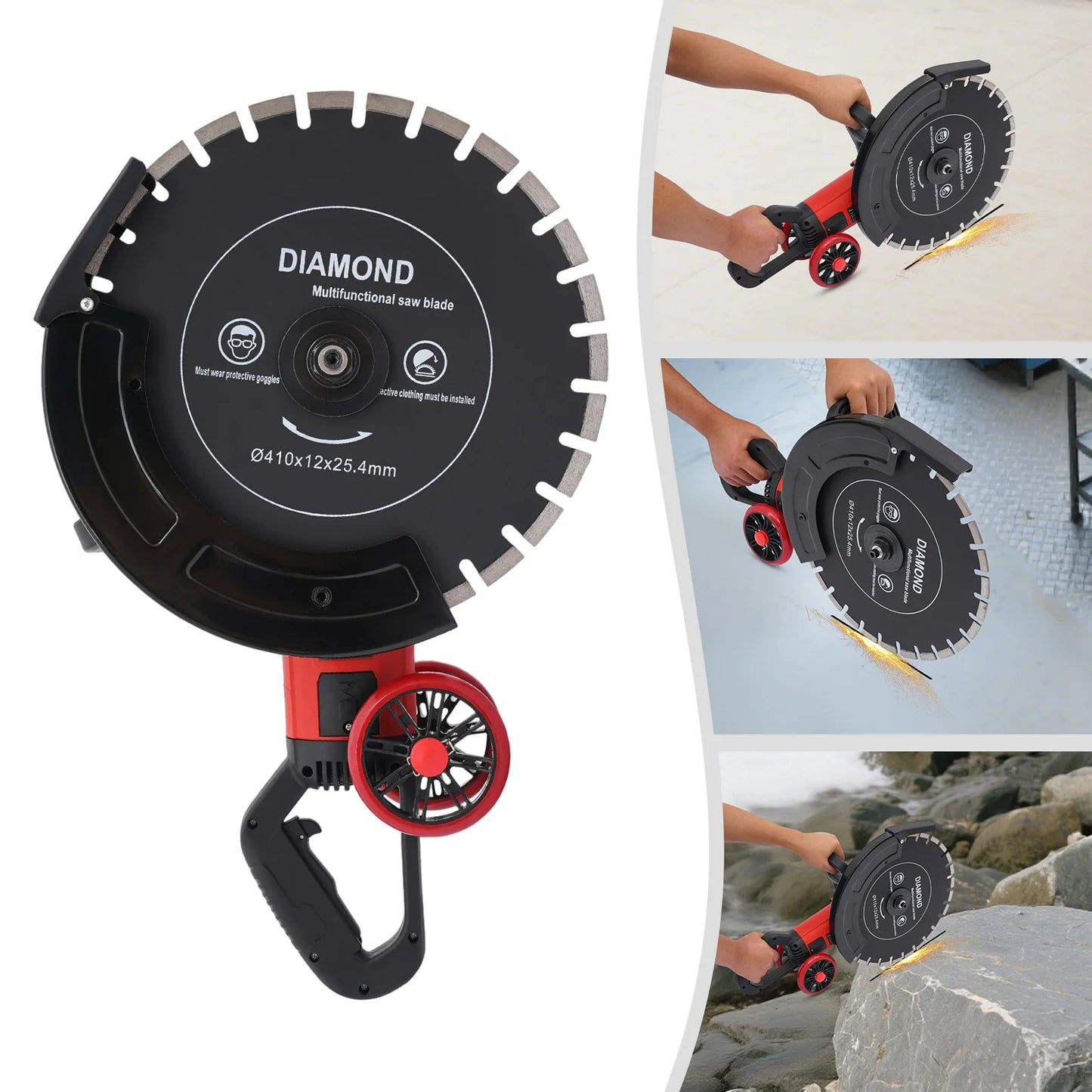 CNCEST 4000W Electric Concrete Saw For Brick And Stone