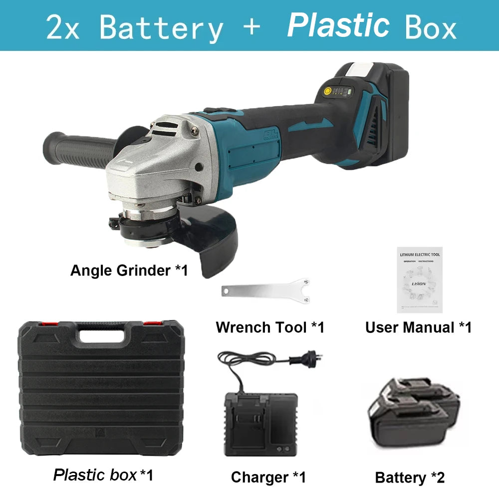 Magnitt 18V Brushless Angle Grinder With Variable Speed