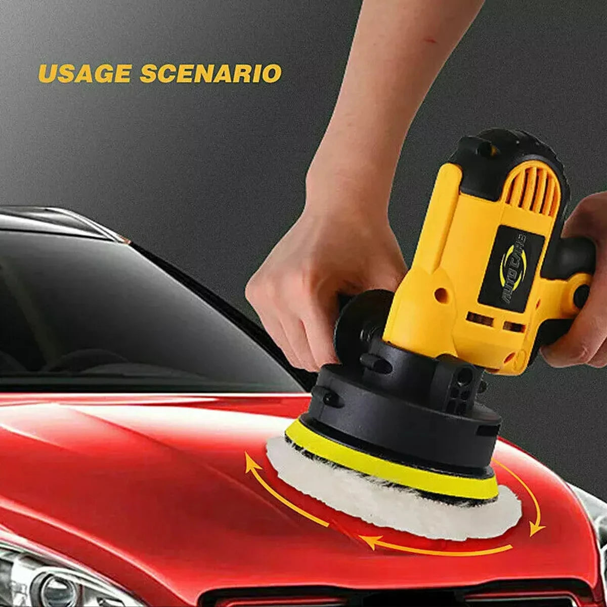 Xiaotree Car Polisher Machine 500W 110V Buffing Kit