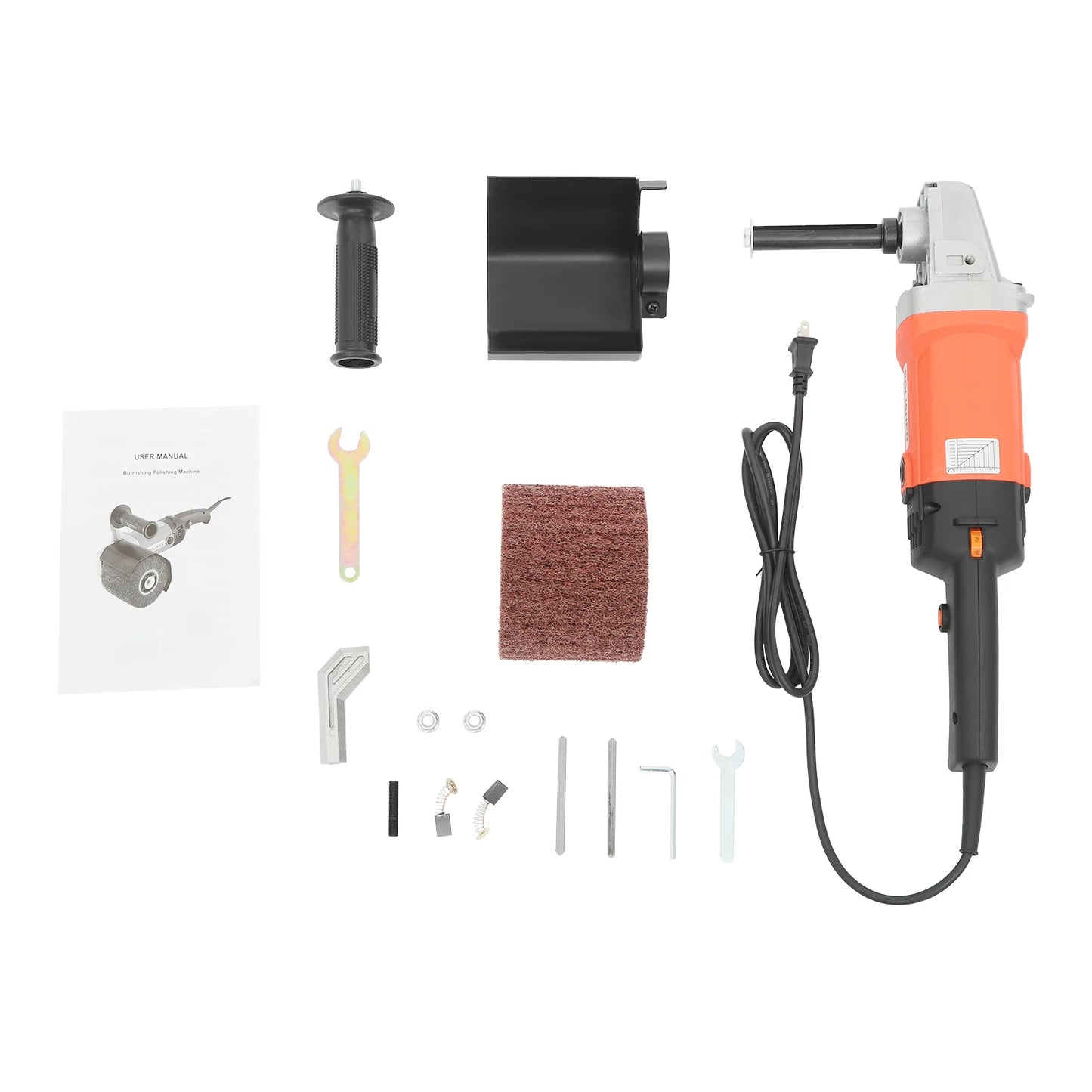 CNCEST 1400W Portable Belt Grinder Polisher With Ergonomic Handle