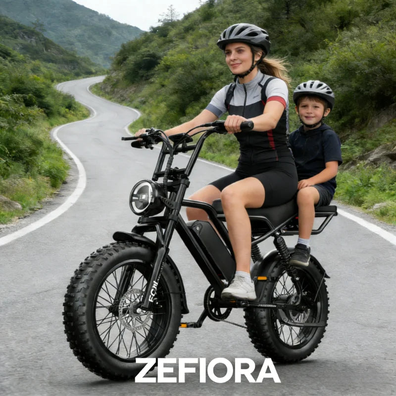 ZEFIORA Z10 V12 48V Electric Bicycle for Adults 1000W 30kmh