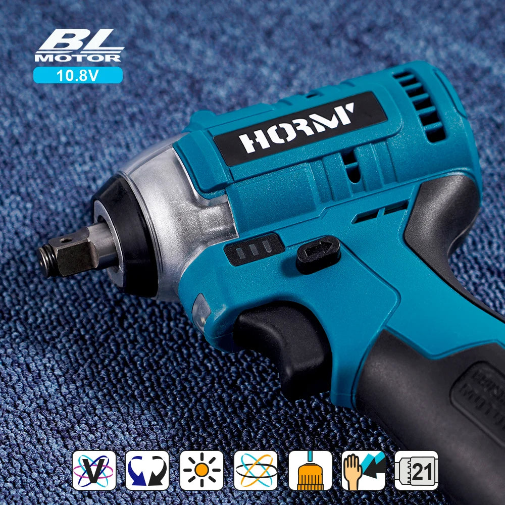 KingHui 10.8V Brushless Cordless Ratchet Wrench 120Nm