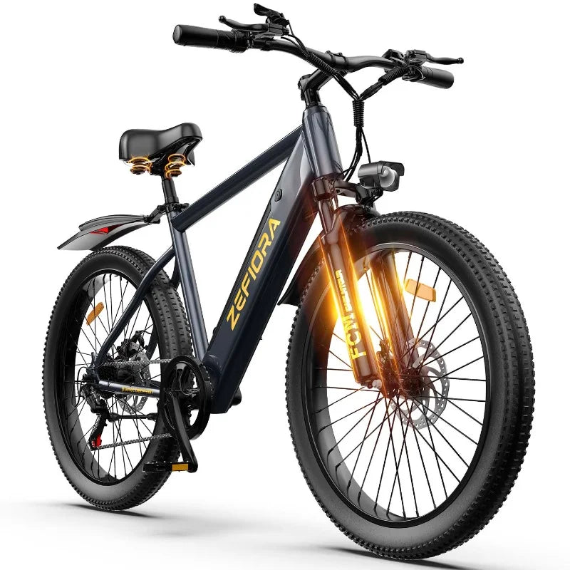 ZEFIORA Highspeed Electric Bike 2000W 48V 10-20Ah Battery 30-50MPH
