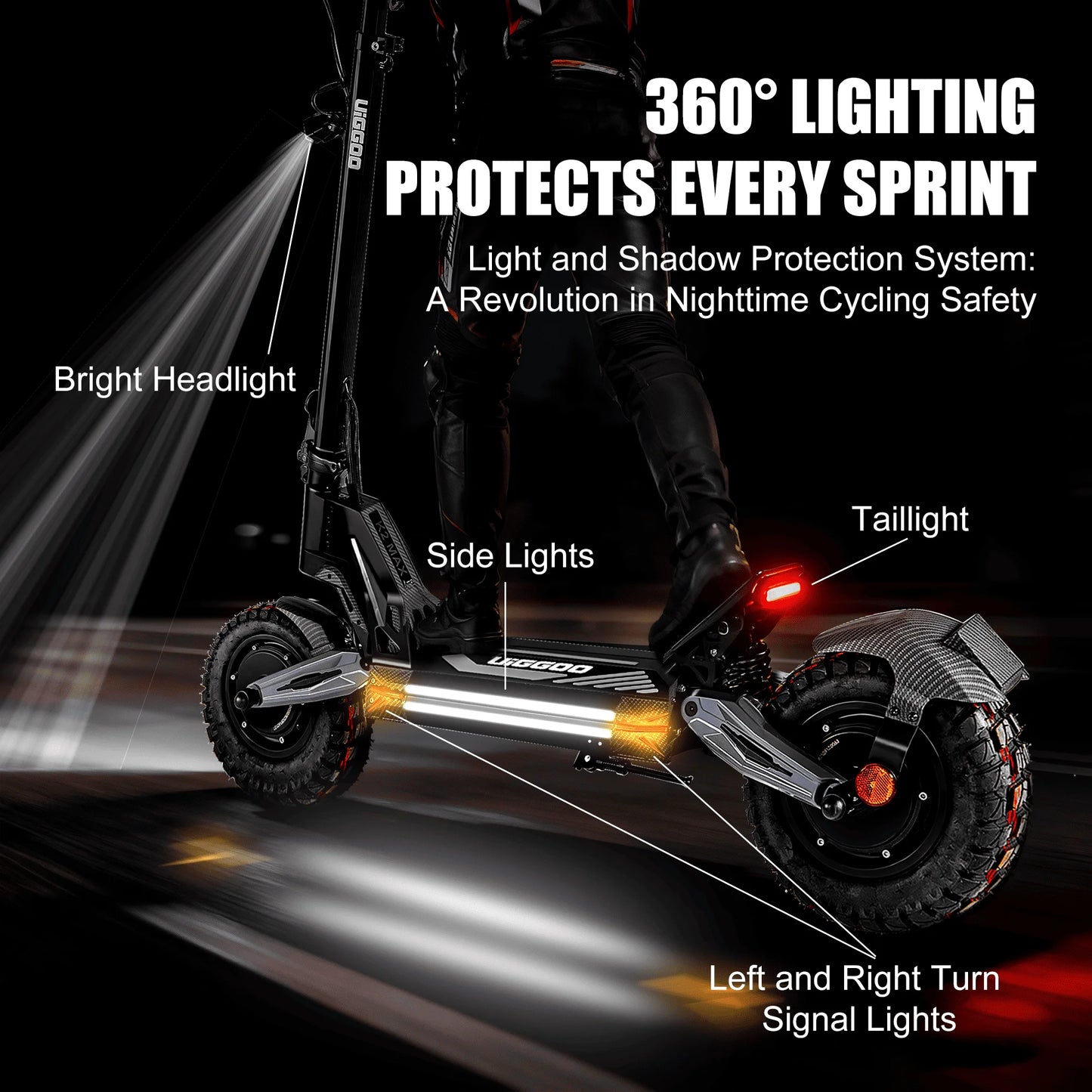 EOEOTWO Dual 4000W Electric Scooter 60V Fast Off Road