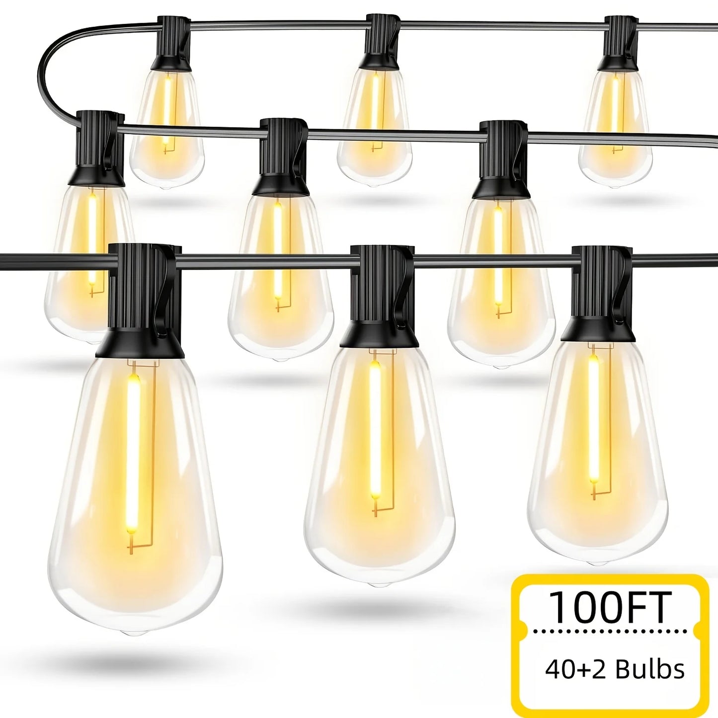 LED Outdoor String Lights ST38 Waterproof Porch Garden
