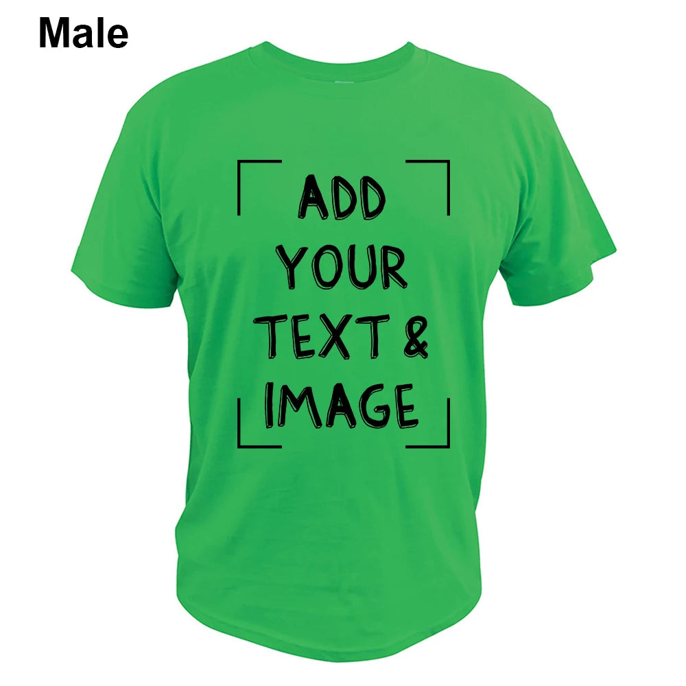 Maymacute Custom Your Photo T Shirt Front Print Unisex Gift