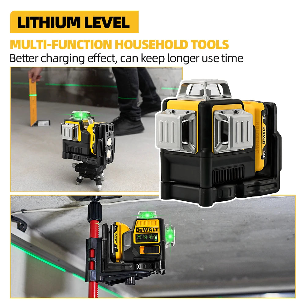 DEWALT DW089LG 12V Li-Ion Self Leveling Green Beam Laser