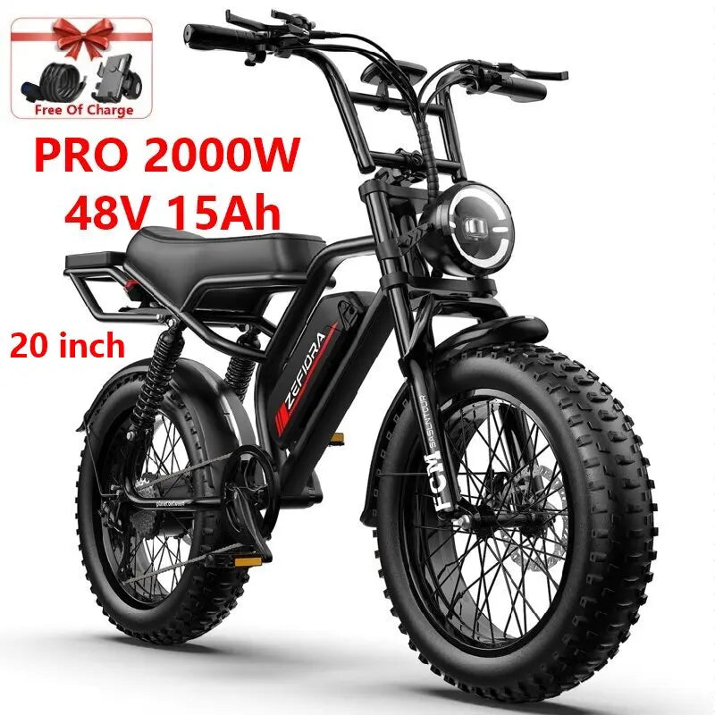 ZEFIORA Electric Bicycle Motor Kit 48V 1000W Front Brake