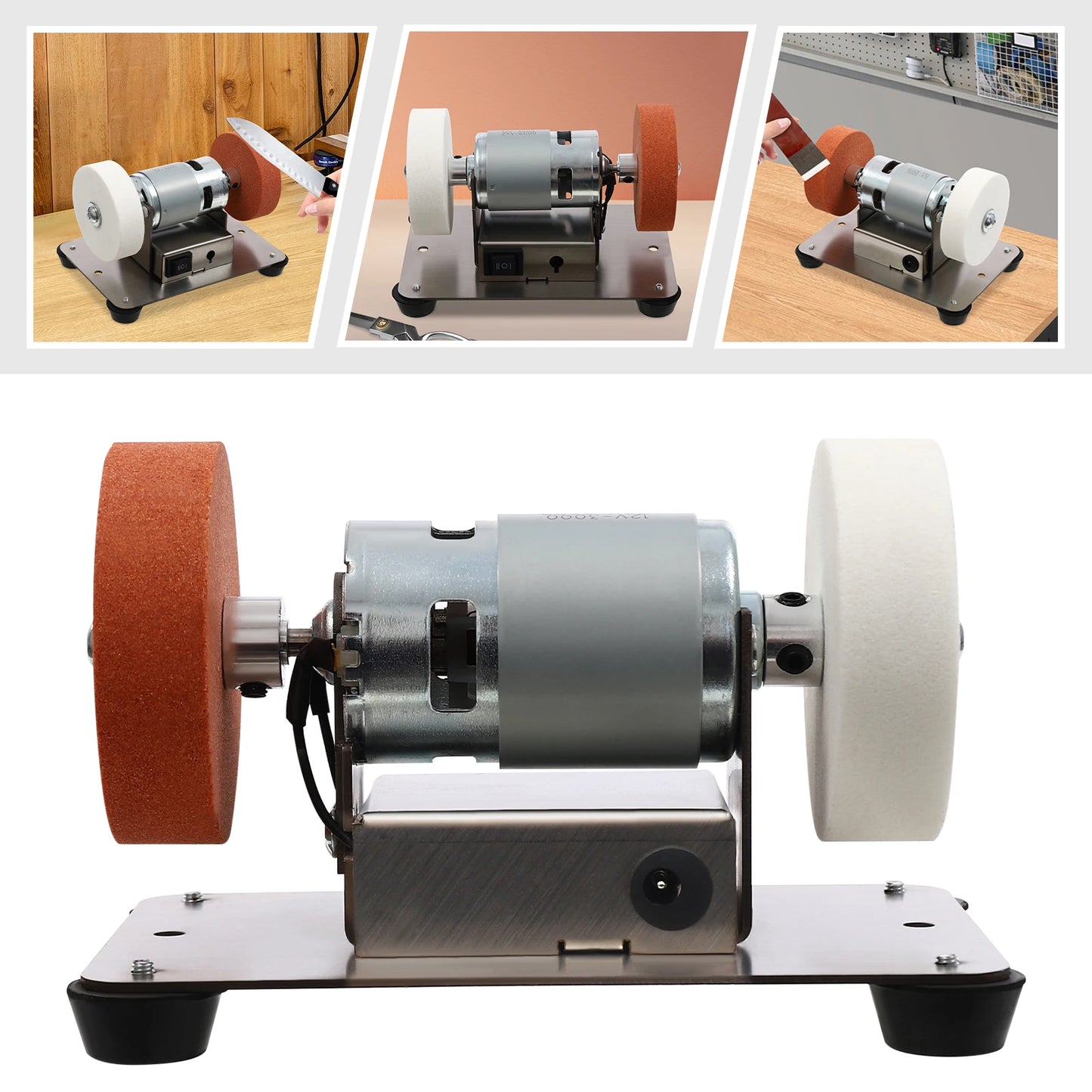 Precision Variable Speed Table Grinder For Metal Workpieces