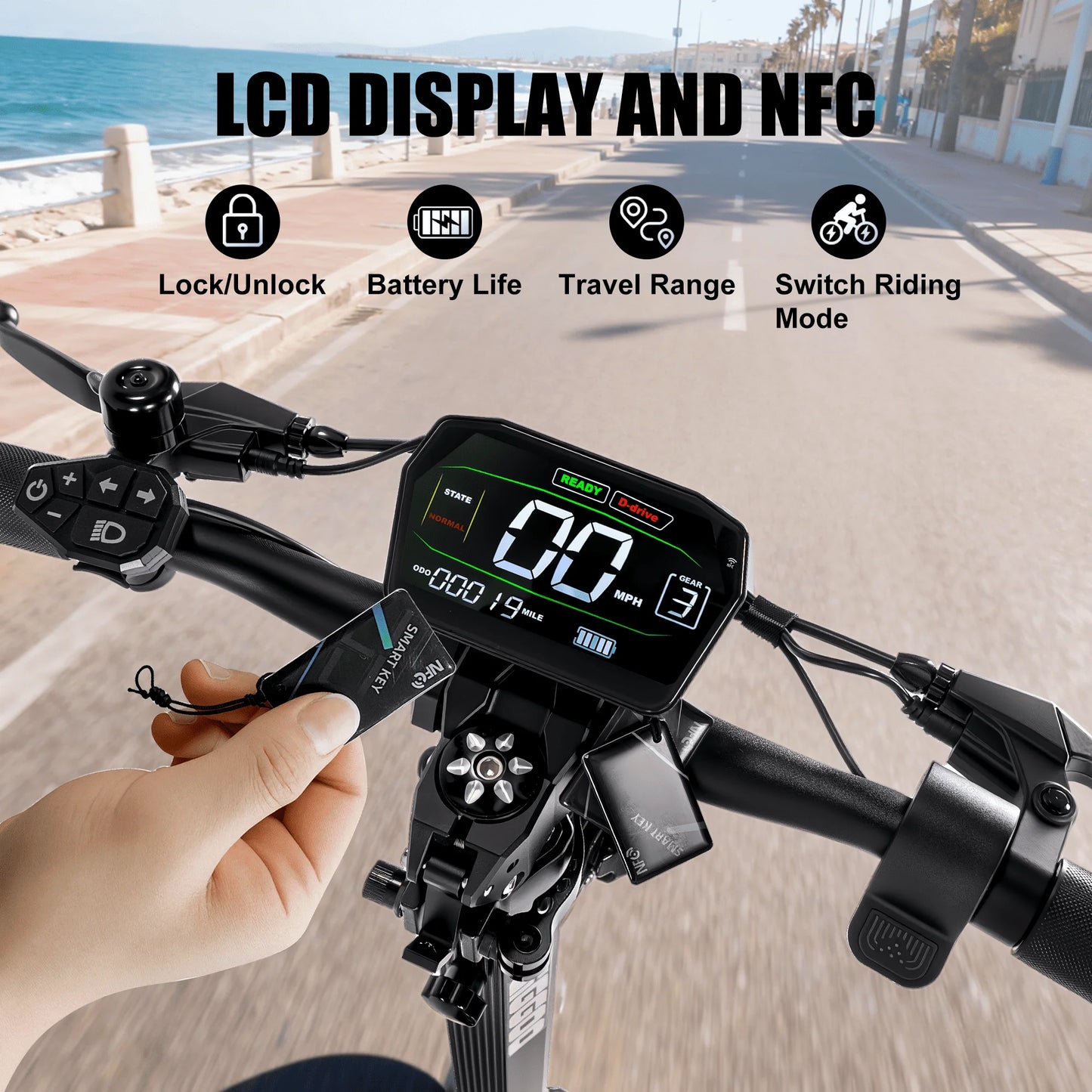 EOEOTWO Dual 4000W Electric Scooter 60V Fast Off Road