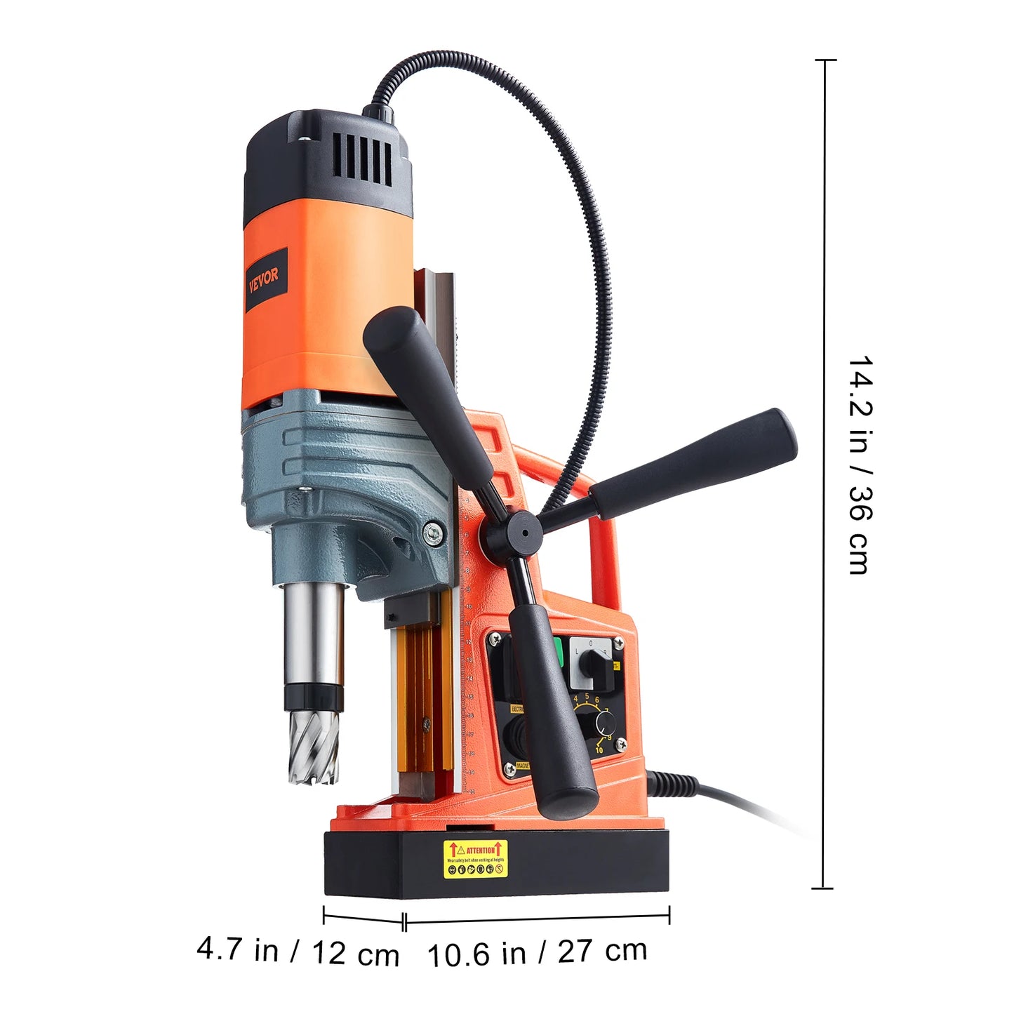 SucceBuy Magnetic Drill Press 1300W 1400W Electric Drill
