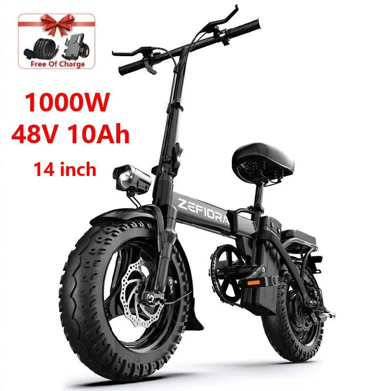 ZEFIORA Electric Bicycle Motor Kit 48V 1000W Front Brake