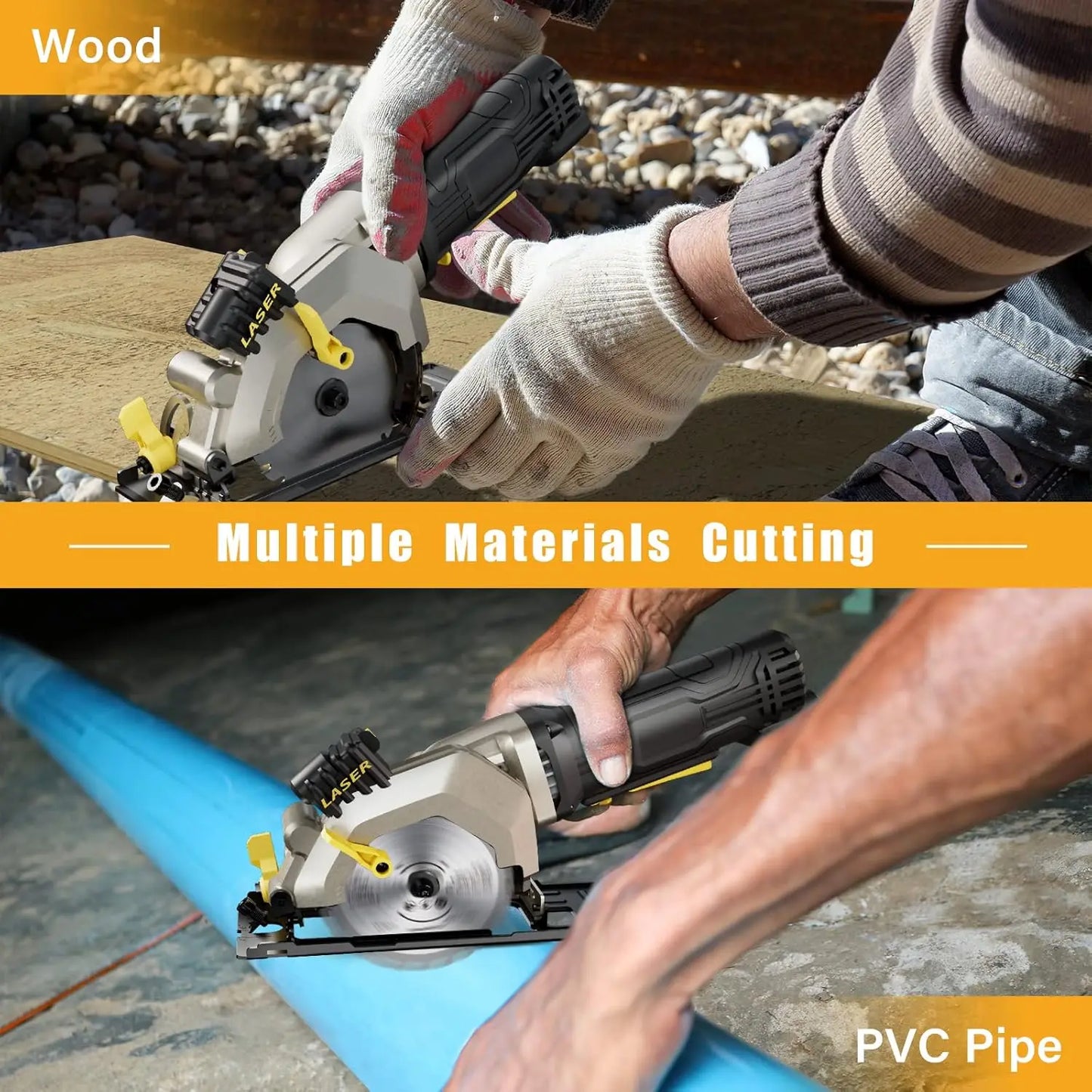 NewOne Electric Mini Circular Saw With Laser For Wood PVC