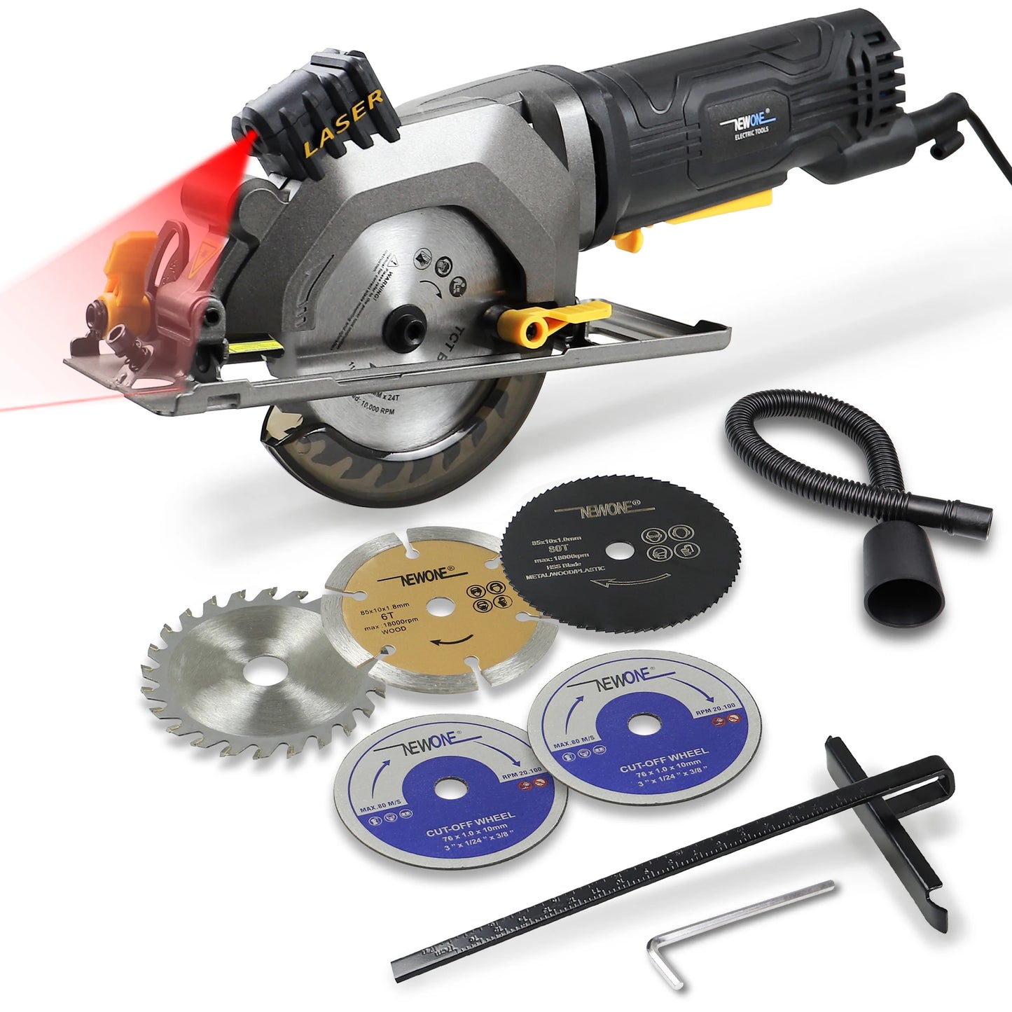 NewOne Electric Mini Circular Saw With Laser For Wood PVC